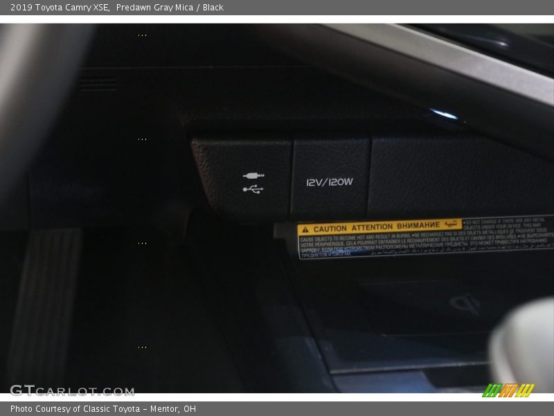 Predawn Gray Mica / Black 2019 Toyota Camry XSE