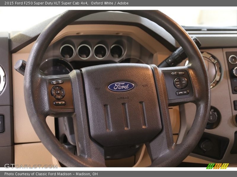 Oxford White / Adobe 2015 Ford F250 Super Duty XLT Super Cab 4x4