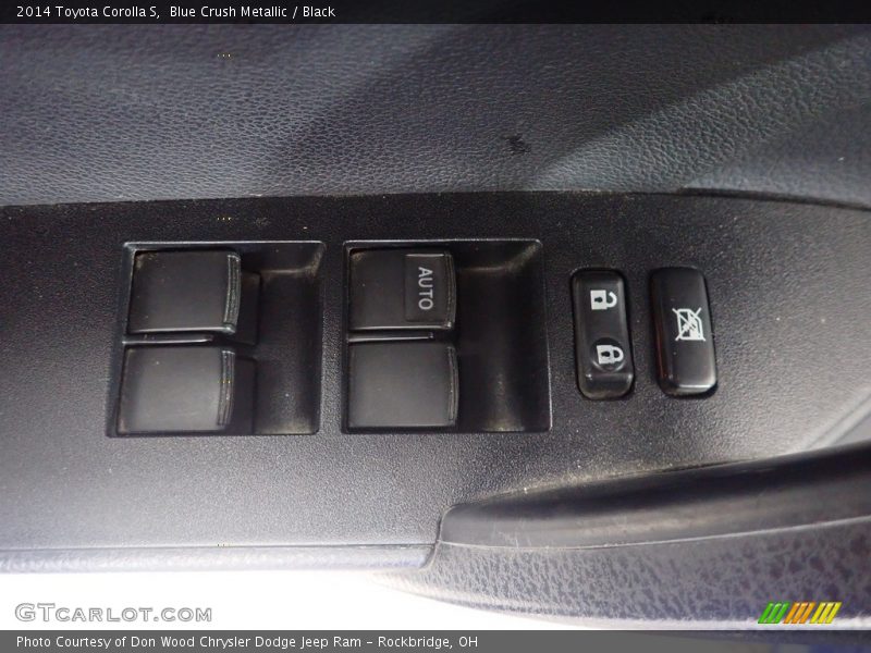 Blue Crush Metallic / Black 2014 Toyota Corolla S