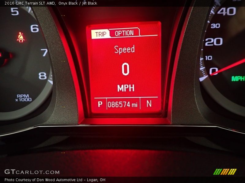 Onyx Black / Jet Black 2016 GMC Terrain SLT AWD