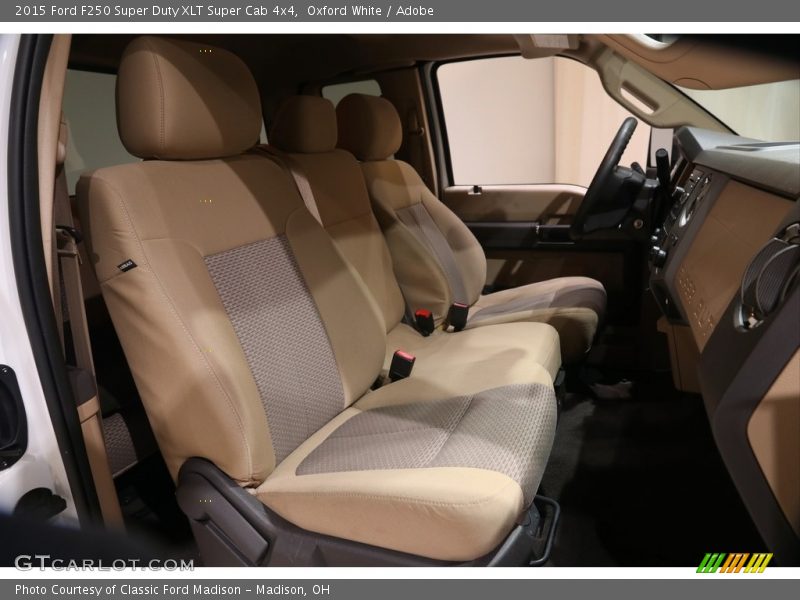 Oxford White / Adobe 2015 Ford F250 Super Duty XLT Super Cab 4x4