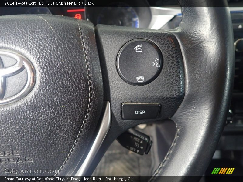 Blue Crush Metallic / Black 2014 Toyota Corolla S