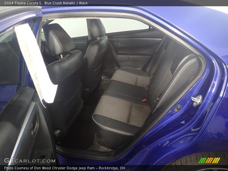 Blue Crush Metallic / Black 2014 Toyota Corolla S