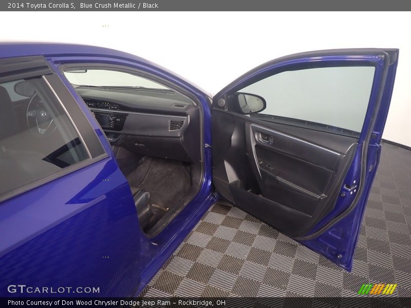 Blue Crush Metallic / Black 2014 Toyota Corolla S