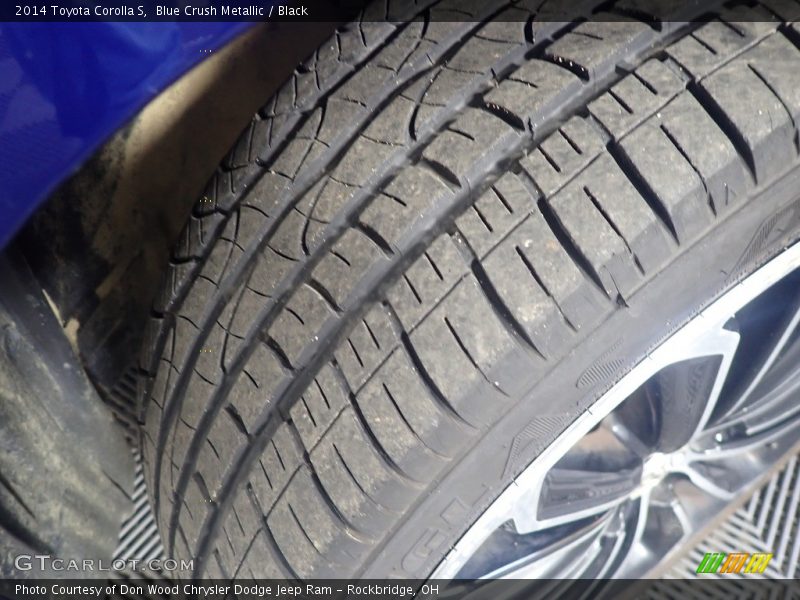Blue Crush Metallic / Black 2014 Toyota Corolla S
