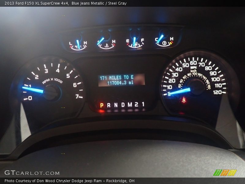 Blue Jeans Metallic / Steel Gray 2013 Ford F150 XL SuperCrew 4x4