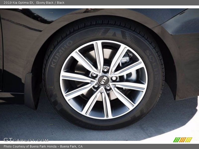 Ebony Black / Black 2019 Kia Optima EX