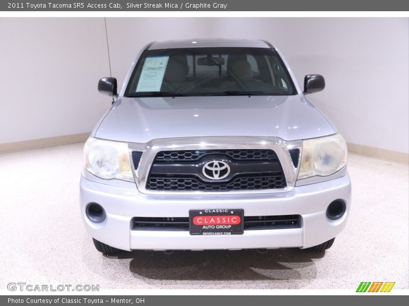 Silver Streak Mica / Graphite Gray 2011 Toyota Tacoma SR5 Access Cab