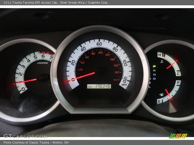 Silver Streak Mica / Graphite Gray 2011 Toyota Tacoma SR5 Access Cab