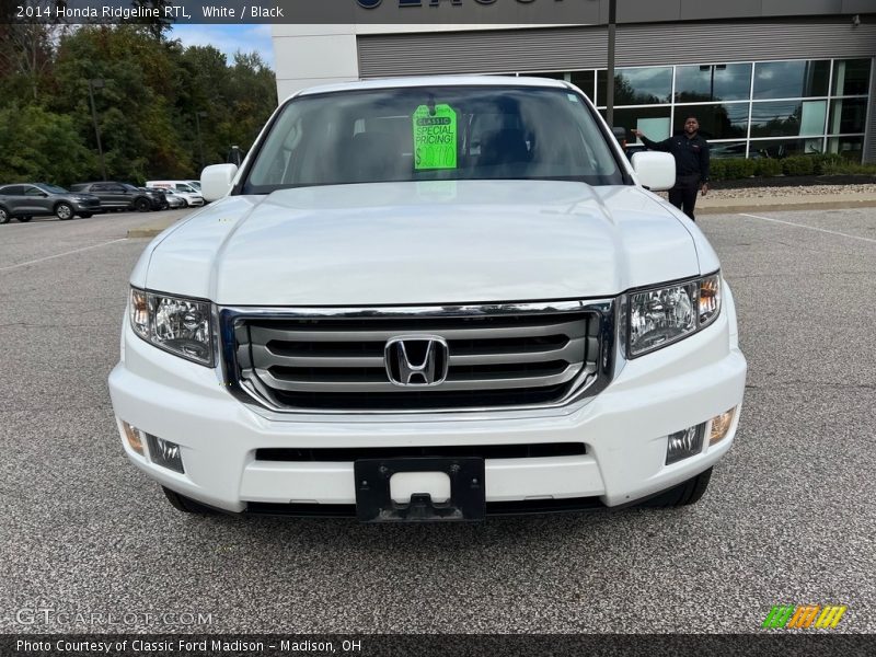 White / Black 2014 Honda Ridgeline RTL