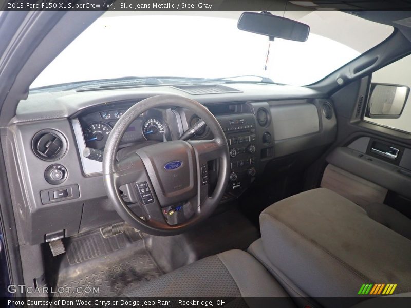 Blue Jeans Metallic / Steel Gray 2013 Ford F150 XL SuperCrew 4x4