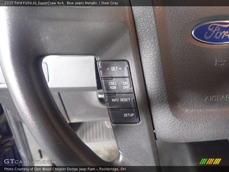 Blue Jeans Metallic / Steel Gray 2013 Ford F150 XL SuperCrew 4x4