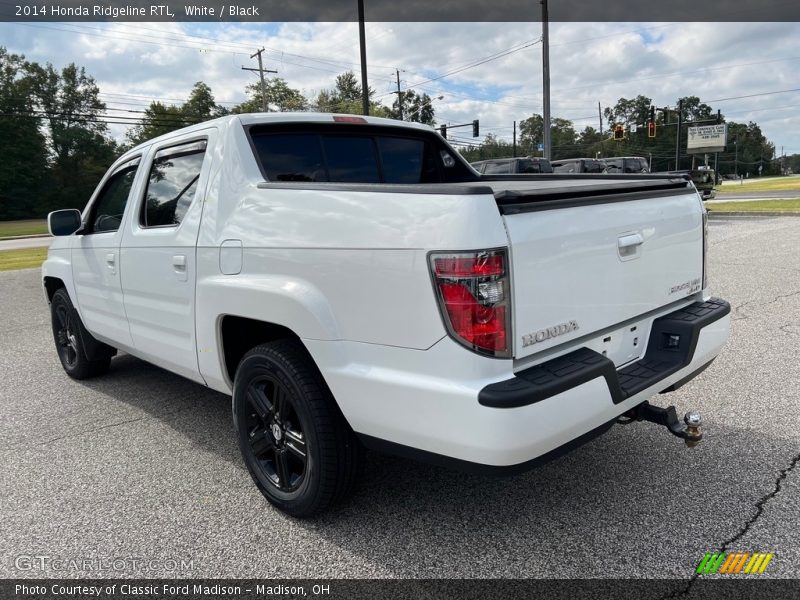White / Black 2014 Honda Ridgeline RTL