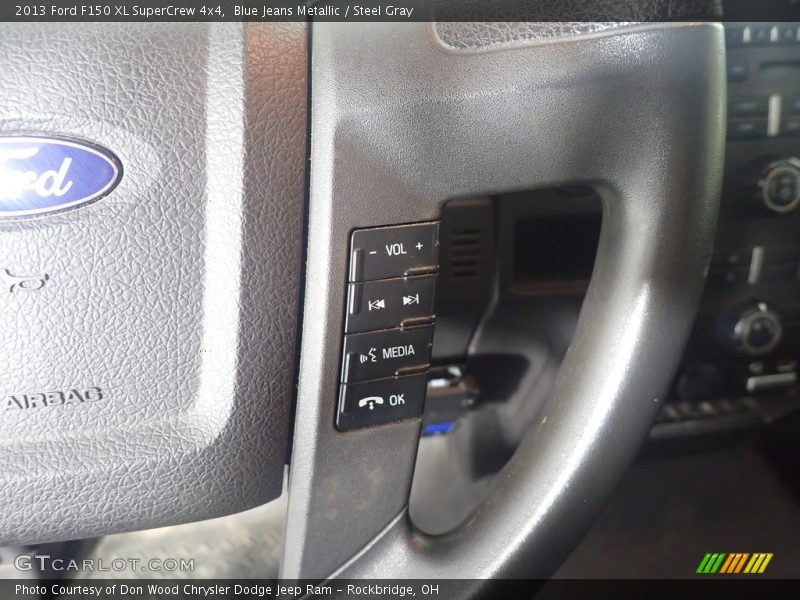 Blue Jeans Metallic / Steel Gray 2013 Ford F150 XL SuperCrew 4x4