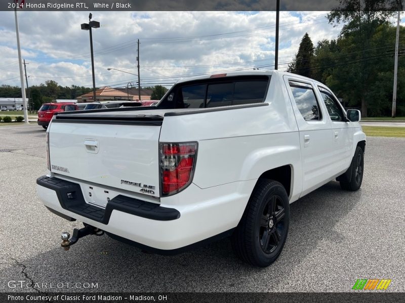 White / Black 2014 Honda Ridgeline RTL