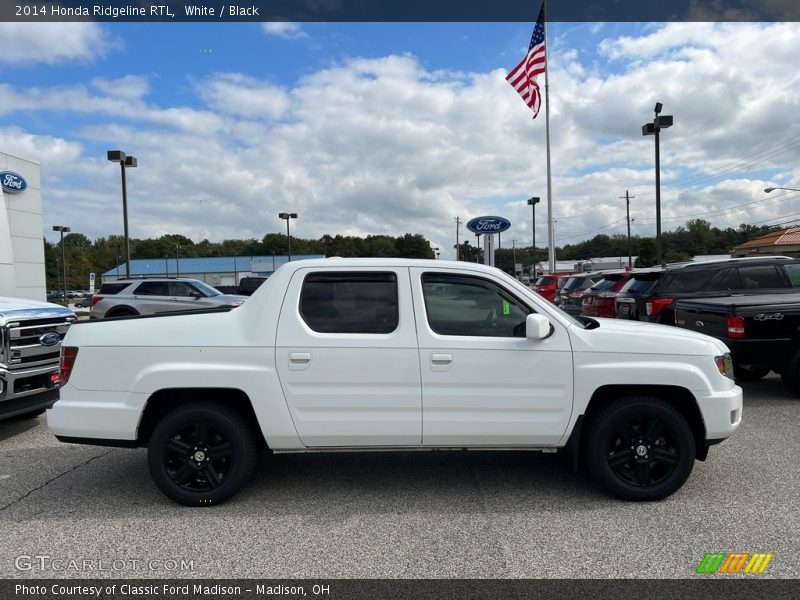 White / Black 2014 Honda Ridgeline RTL