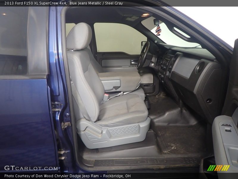 Blue Jeans Metallic / Steel Gray 2013 Ford F150 XL SuperCrew 4x4