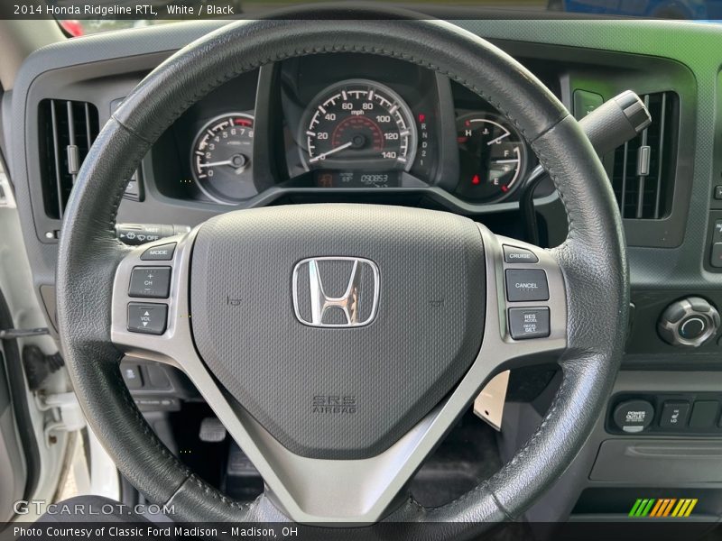 White / Black 2014 Honda Ridgeline RTL