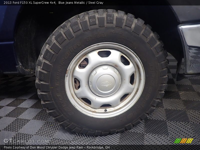 Blue Jeans Metallic / Steel Gray 2013 Ford F150 XL SuperCrew 4x4