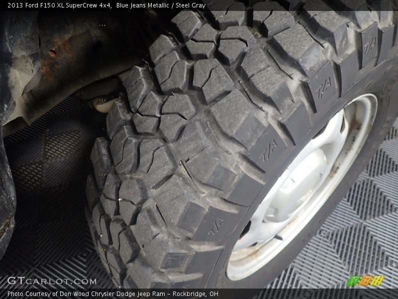 Blue Jeans Metallic / Steel Gray 2013 Ford F150 XL SuperCrew 4x4