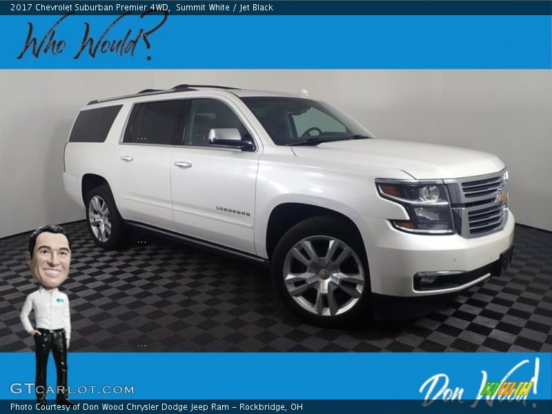 Summit White / Jet Black 2017 Chevrolet Suburban Premier 4WD