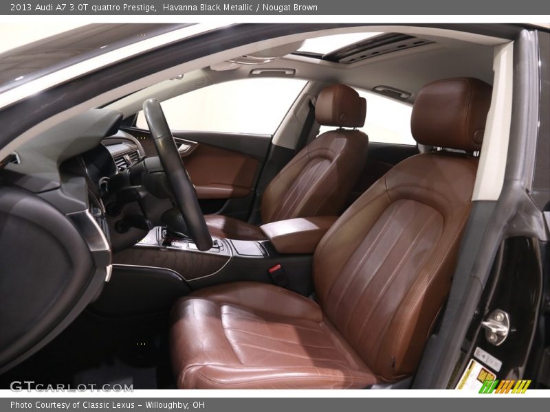 Havanna Black Metallic / Nougat Brown 2013 Audi A7 3.0T quattro Prestige