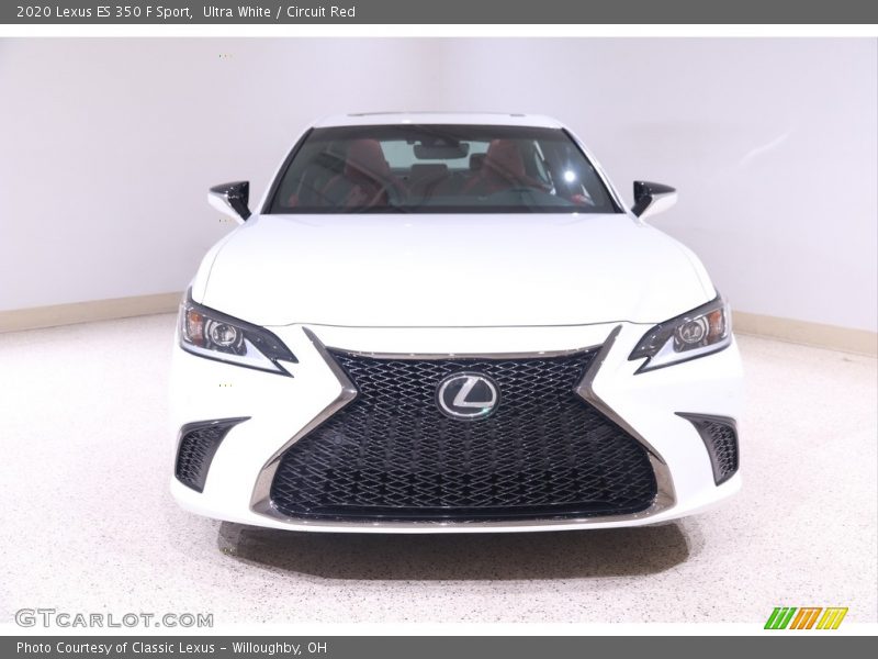 Ultra White / Circuit Red 2020 Lexus ES 350 F Sport