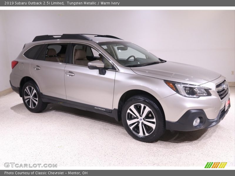 Tungsten Metallic / Warm Ivory 2019 Subaru Outback 2.5i Limited