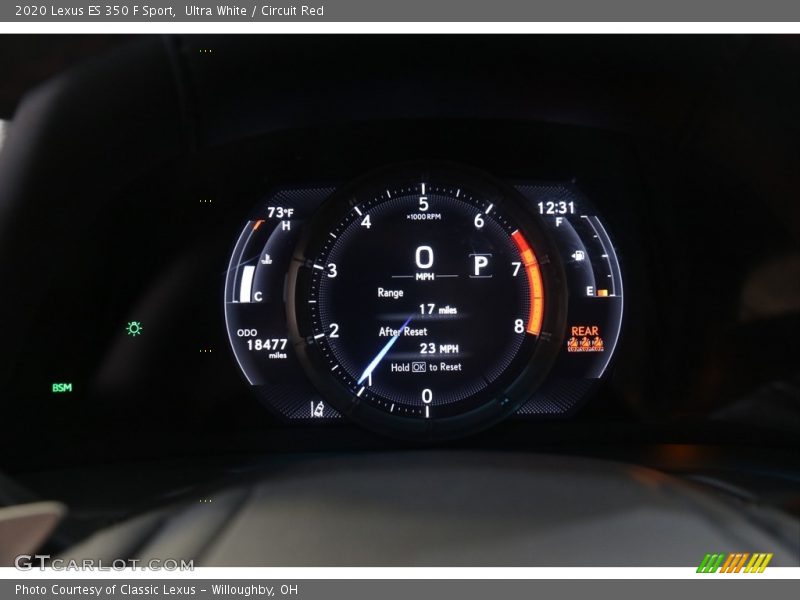  2020 ES 350 F Sport 350 F Sport Gauges