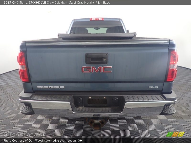 Steel Gray Metallic / Jet Black 2015 GMC Sierra 3500HD SLE Crew Cab 4x4
