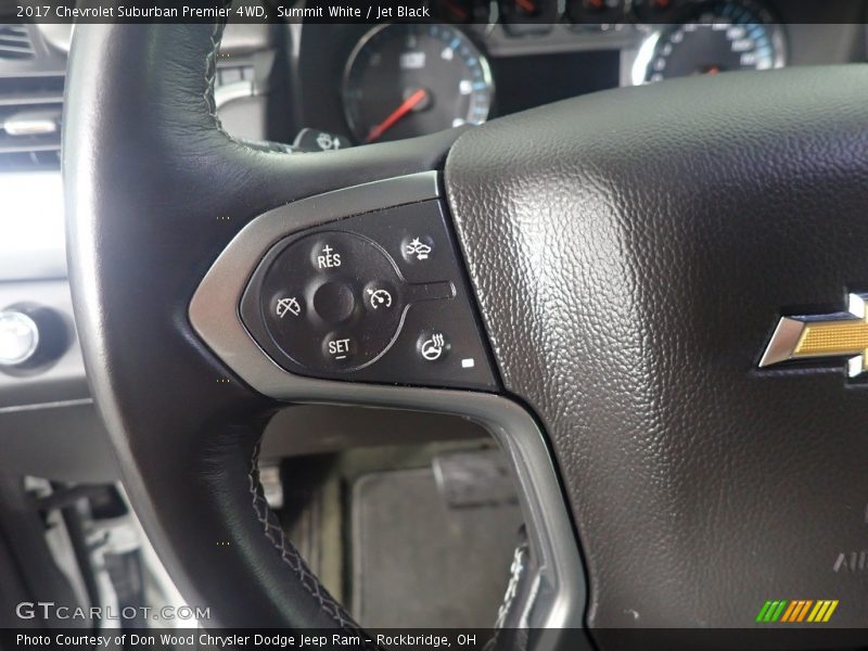 Summit White / Jet Black 2017 Chevrolet Suburban Premier 4WD