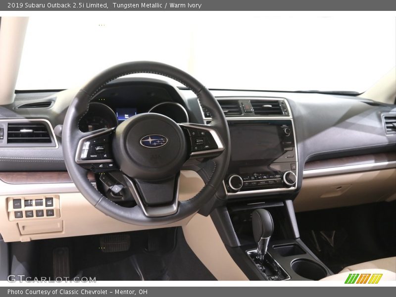 Tungsten Metallic / Warm Ivory 2019 Subaru Outback 2.5i Limited