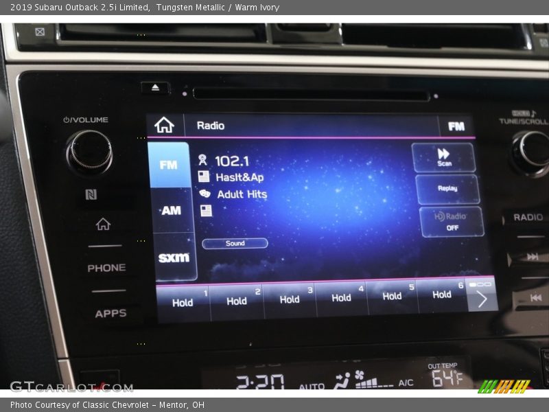 Tungsten Metallic / Warm Ivory 2019 Subaru Outback 2.5i Limited