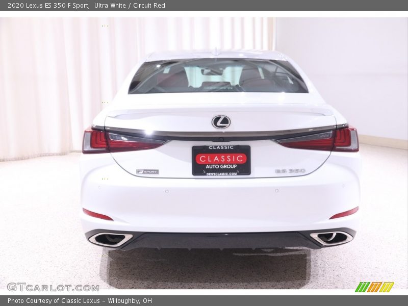 Ultra White / Circuit Red 2020 Lexus ES 350 F Sport