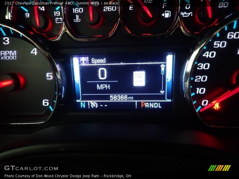 Summit White / Jet Black 2017 Chevrolet Suburban Premier 4WD