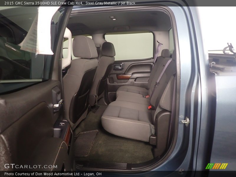 Rear Seat of 2015 Sierra 3500HD SLE Crew Cab 4x4