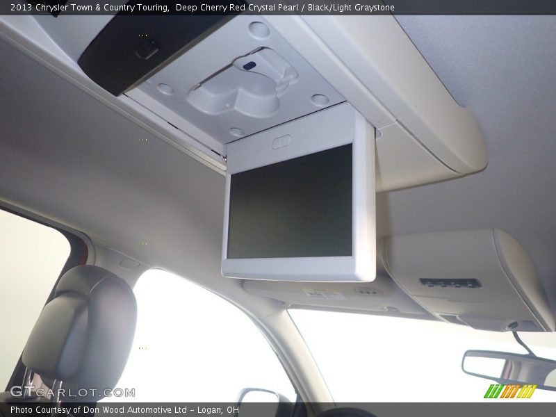 Deep Cherry Red Crystal Pearl / Black/Light Graystone 2013 Chrysler Town & Country Touring