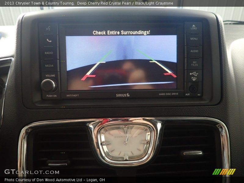 Deep Cherry Red Crystal Pearl / Black/Light Graystone 2013 Chrysler Town & Country Touring