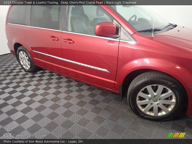 Deep Cherry Red Crystal Pearl / Black/Light Graystone 2013 Chrysler Town & Country Touring