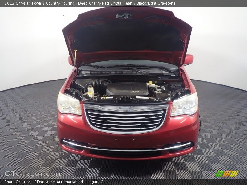 Deep Cherry Red Crystal Pearl / Black/Light Graystone 2013 Chrysler Town & Country Touring