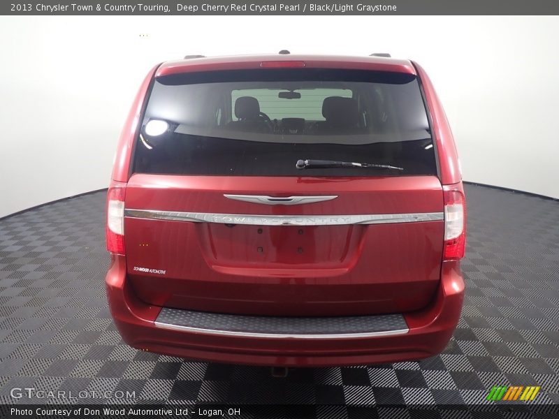 Deep Cherry Red Crystal Pearl / Black/Light Graystone 2013 Chrysler Town & Country Touring