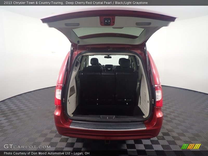 Deep Cherry Red Crystal Pearl / Black/Light Graystone 2013 Chrysler Town & Country Touring