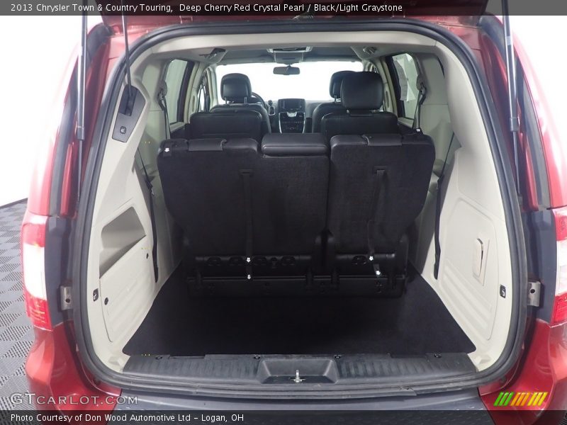 Deep Cherry Red Crystal Pearl / Black/Light Graystone 2013 Chrysler Town & Country Touring