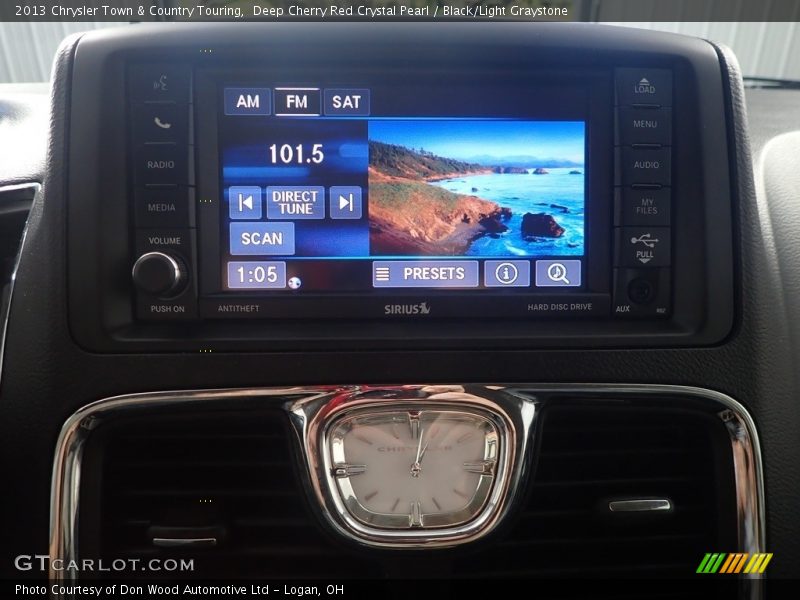 Deep Cherry Red Crystal Pearl / Black/Light Graystone 2013 Chrysler Town & Country Touring