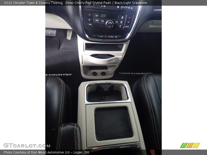 Deep Cherry Red Crystal Pearl / Black/Light Graystone 2013 Chrysler Town & Country Touring