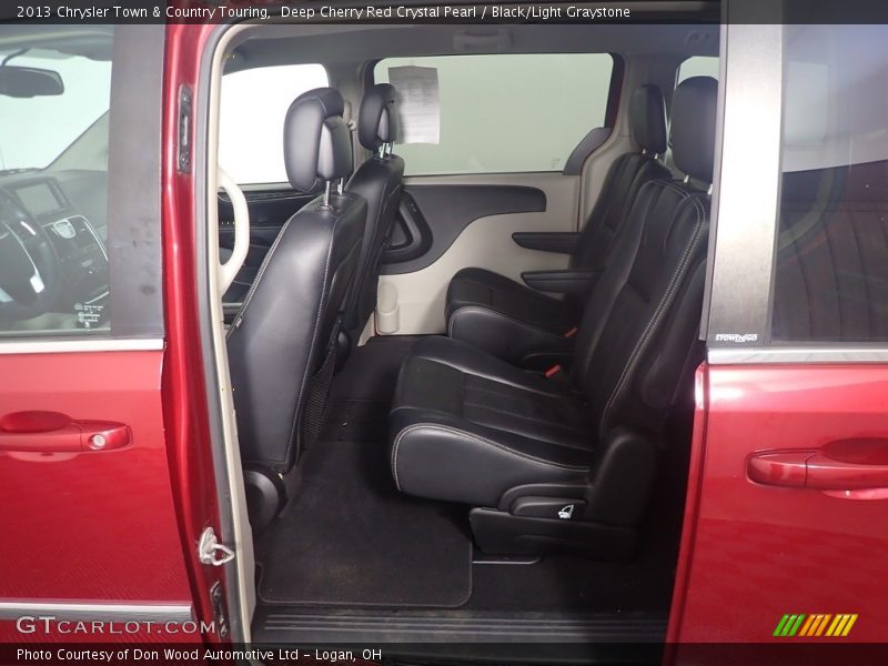 Deep Cherry Red Crystal Pearl / Black/Light Graystone 2013 Chrysler Town & Country Touring