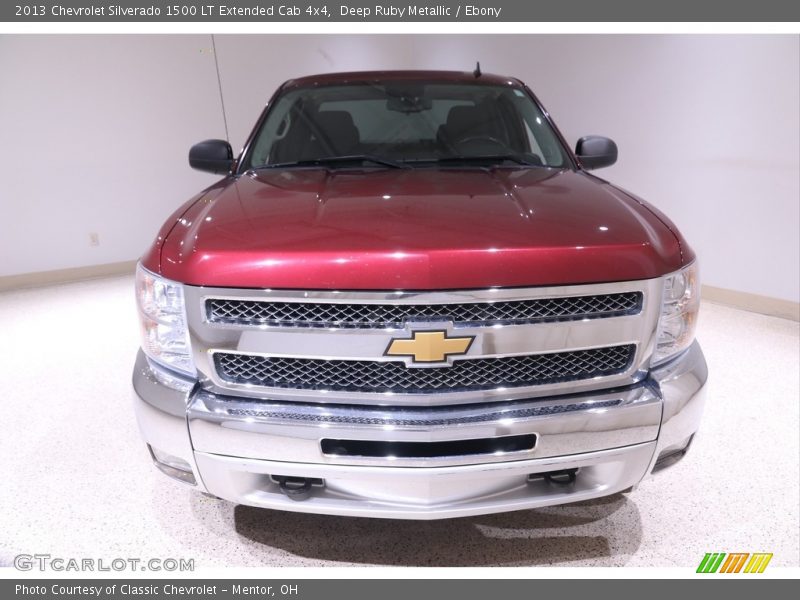 Deep Ruby Metallic / Ebony 2013 Chevrolet Silverado 1500 LT Extended Cab 4x4