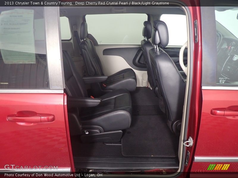 Deep Cherry Red Crystal Pearl / Black/Light Graystone 2013 Chrysler Town & Country Touring