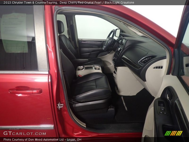 Deep Cherry Red Crystal Pearl / Black/Light Graystone 2013 Chrysler Town & Country Touring