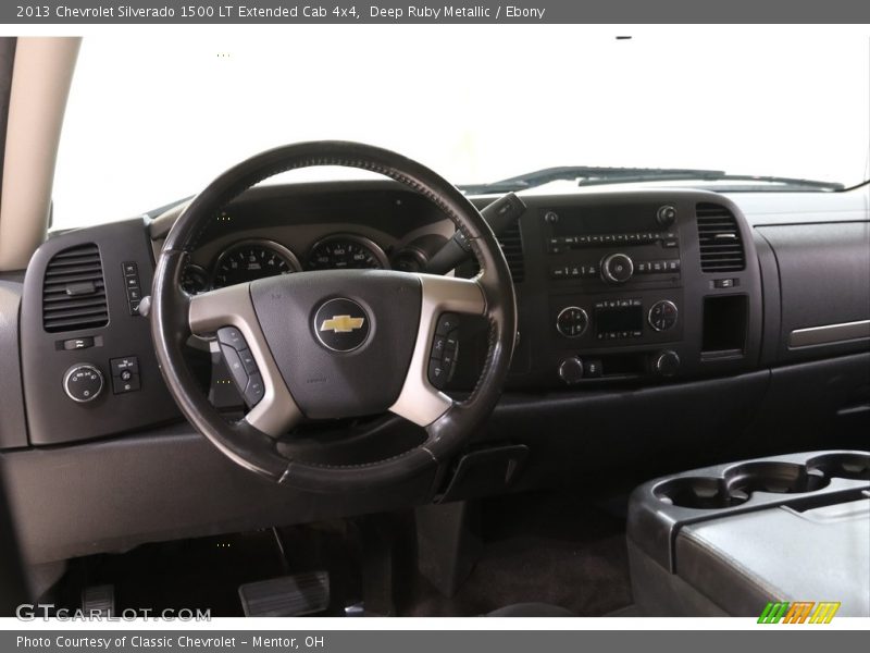 Deep Ruby Metallic / Ebony 2013 Chevrolet Silverado 1500 LT Extended Cab 4x4